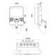 Cargador vehículo con cable Gewiss - Software Cloud ocpp 1.6 y App + Módem 4g - Tipo 2 - 7,4 kw - ip55