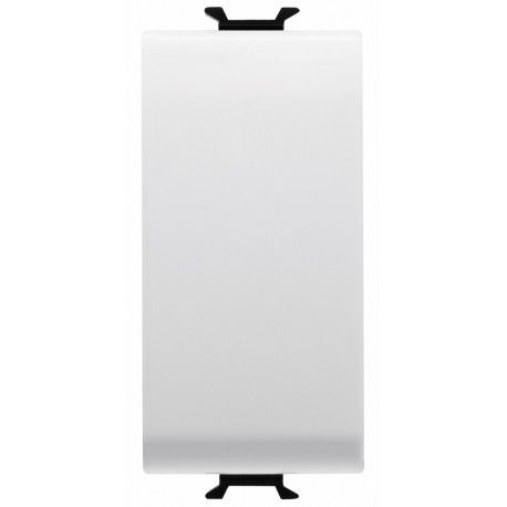 Pulsador unipolar 250v ac - na 16a - neutro - 1 módulo - blanco - chorus