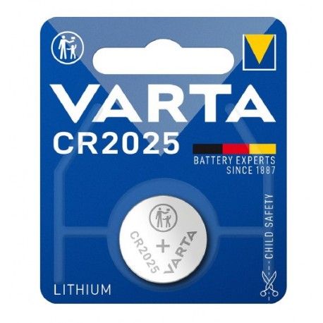 PILA CR2025 BLISTER 1UD. VARTA