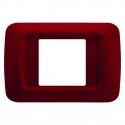 Placa Top System 2H Rojo Amaranto Gewiss Ref.: GW22532